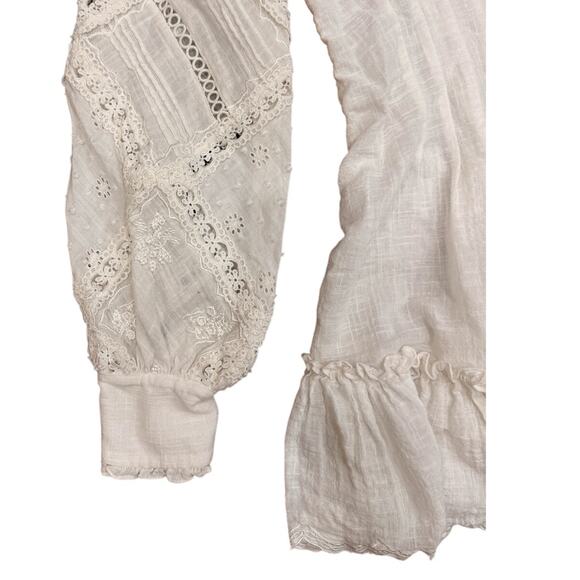 Hemant & Nandita Ruby Mini Dress Embroidered in White Cream size Small - Picture 4 of 12